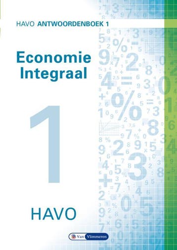 Economie integraal havo Antwoordenboek 1 9789462871380, Verzenden, Zo goed als nieuw