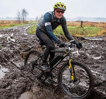 Mountainbike Ebike met krachtsensor, Ophalen, 24 inch of meer, Gebruikt, Velgrem