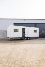 Mobiele woonunit 730cm TE KOOP, Doe-het-zelf en Verbouw, Bouwketen en Schaftketen, Zo goed als nieuw