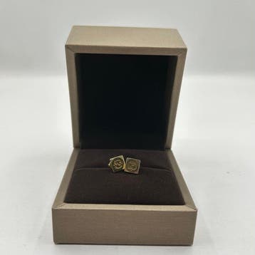Gucci - Oorbellen - Interlocking G square cufflinks - 18, Nieuw