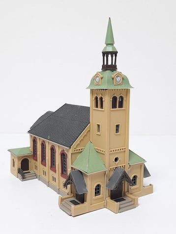 Auhagen H0, TT - 12229 - Treinset (1) - Kerk Börnichen, Nieuw