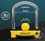 Aanhangwagen caravan trailer slot Geel 157x79x150mm, Verzenden, Nieuw