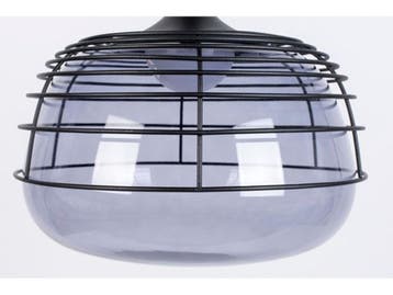 Zuiver Smokey - Hanglamp - Glazen bol - Zwart, Verzenden, Nieuw