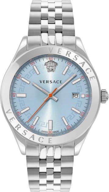 Versace VEVK01525 Hellenyium Gent herenhorloge 42 mm, Overige merken, Staal, Verzenden, Polshorloge
