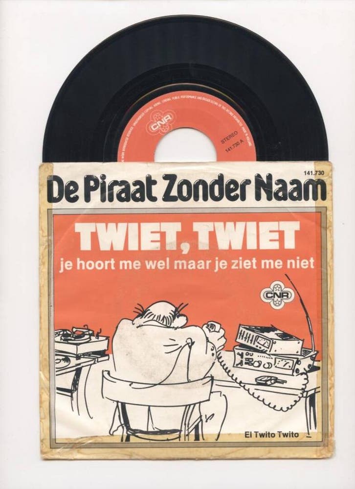 Piraat Zonder Naam, De – Twiet, Twiet / El Twito Twito (1-7, Cd's en Dvd's, Vinyl Singles, Ophalen of Verzenden