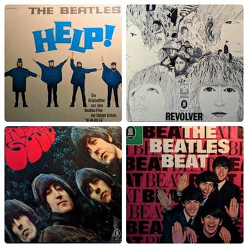 Beatles - 4 vinyl records/LPs - Revolver - Rubber Soul - The, Cd's en Dvd's, Nieuw in verpakking