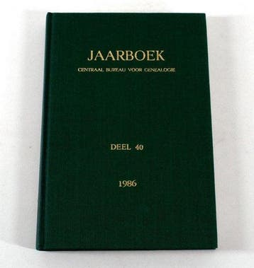 40 Jaarboek centraal bureau voor genealogie, Boeken, Verzenden, Gelezen