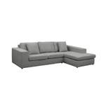 Loungebank Lelystad - loungebanken - Grijs, Nieuw, 150 cm of meer, Stof, 250 tot 300 cm