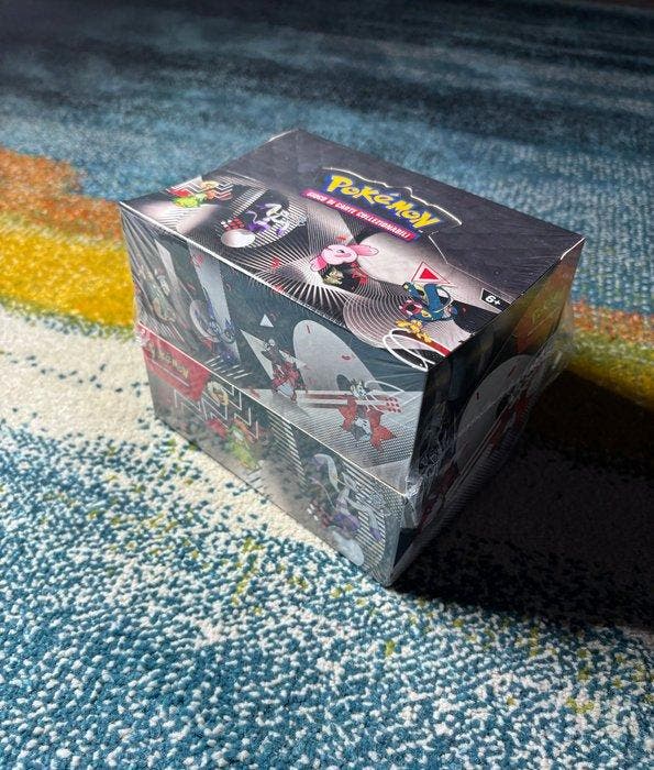 Pokémon - 1 Box - Display Mini Tin Luce Nera & Fuoco Bianco, Hobby en Vrije tijd, Verzamelkaartspellen | Pokémon