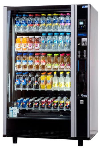 Frisdrankautomaat SandenVendo G-Drink Design 6, 30 selecties, Ophalen, Nieuw