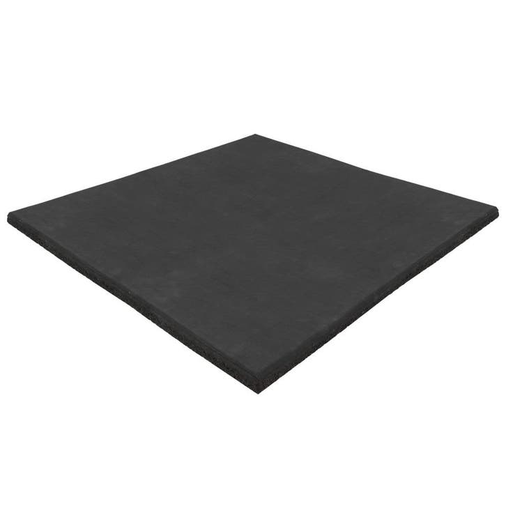 Premium sportvloertegel zwart - 100x100 cm - 15 mm - EPDM, Tuin en Terras, Tegels en Klinkers, Verzenden