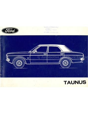 1974 FORD TAUNUS INSTRUCTIEBOEKJE DUITS, Auto diversen, Handleidingen en Instructieboekjes