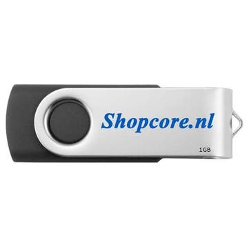 1 GB USB-stick met Shopcore.nl logo, Computers en Software, USB Sticks, Verzenden, Nieuw, Shopcore.nl