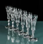 Prachtig lot van 6 antieke kristallen Val Saint Lambert