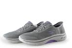 Skechers Instappers in maat 40 Grijs, Skechers, Verzenden, Instappers, Zo goed als nieuw