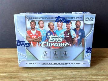 2025/26 Topps Chrome Ucc - Value box - 1 Sealed box - Near, Nieuw