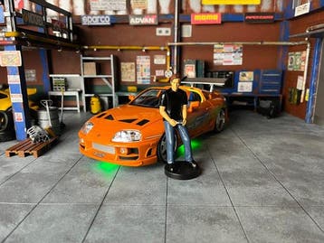 Jada Toys 1:18 - Modelauto - Brians Toyota Supra 1995 Movie, Nieuw