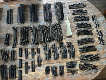 Fleischmann N - Modeltreinsporen (150) - Grote set, Nieuw