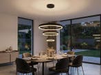Veiling - Hanglamp Zand Zwart Trio Ring 60W LED CCT 3 Kleur, Nieuw