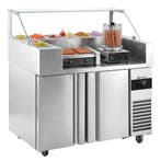 GGM Gastro | Saladette - 1210x700mm - 2-deurs - voor 9x GN |, Verzenden, Nieuw in verpakking