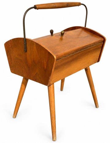 Naaidoos - Hout - Vintage naaikistje