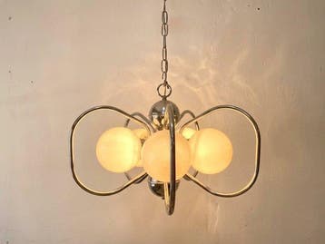 Plafondlamp - Glas, Chroom