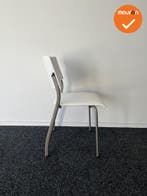 Ahrend 460 vergaderstoel - Nieuw wit kunstleren stoffering -, Vergader- of Presentatieruimte, Ophalen of Verzenden, Gebruikt, Stoel