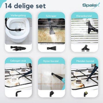 2dekans | Spalax 14-in-1 Stoomreiniger - 3,5 Bar Handstomer, Ophalen of Verzenden, Zo goed als nieuw