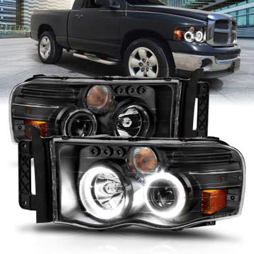 ANZO 2002-2005 Dodge Ram 1500 Projector Headlights w/ Halo, Ophalen of Verzenden, Nieuw