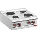 Diamond Optima 700 Horeca Kookplaat | 4 Ronde Platen | Elekt, Ophalen of Verzenden, Nieuw in verpakking