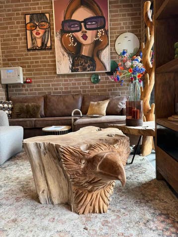 Salontafel Eagle Teak Unique | World of Brosi, Ophalen of Verzenden, Nieuw