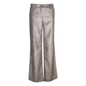 MAC • Wide corduroy broek goud • 36, Kleding | Dames, Broeken en Pantalons, MAC, Verzenden, Nieuw, Maat 36 (S)