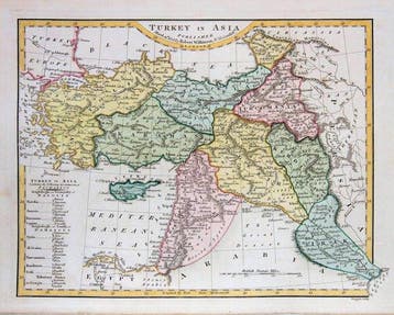Turkije - Arabian Peninsula; Robert Wilkinson, - Turkey in, Boeken, Atlassen en Landkaarten, Nieuw