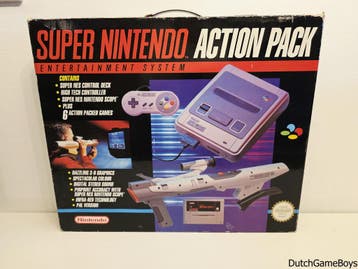 Super Nintendo / Snes - Console - Action Pack, Spelcomputers en Games, Spelcomputers | Nintendo Super NES, Verzenden, Gebruikt