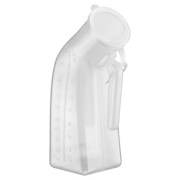 Urinaal heren met handvat transparant - 1 Liter, Ophalen of Verzenden, Nieuw