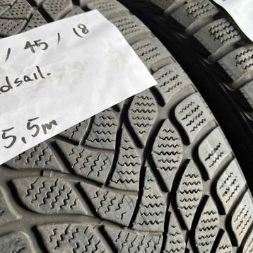 2 x Landsail 245-45-18 Winterbanden 5,5mm, 18 inch, Band(en), Personenwagen, Gebruikt
