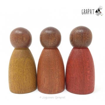 Grapat houten speelgoed Nins donker van €9,99 voor €8,99, Ophalen of Verzenden, Nieuw