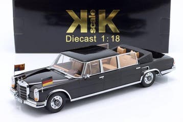 KK Scale 1:18 - Modelauto - Mercedes-Benz 600 W100 Landaulet, Nieuw