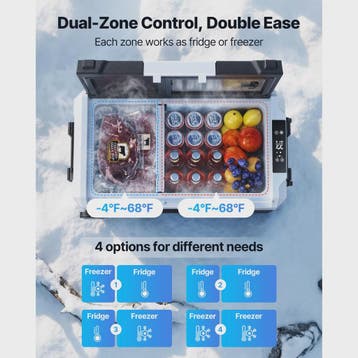 Draagbare Koelbox met Wielen & App Controle - 35L/45L/55L -, Verzenden, Nieuw