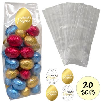 Fako Bijoux - Uitdeelzakjes Met Sluitstickers - 20 Stickers, Verzenden, Nieuw