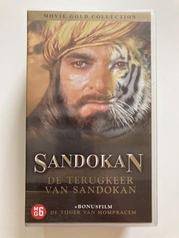 SANDOKAN / DE TIJGER VAN MOMPRACEM (VHS), Verzenden, Gebruikt