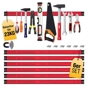 Magnetische Gereedschapshouder 6 stuks 45cm (Voor in Huis), Verzenden, Nieuw