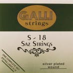 Galli S-018 Saz snaren silverplated .007, Verzenden, Nieuw