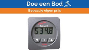 Bieden: CruzPro TL55 digital tank level display and alarm g, Ophalen of Verzenden, Nieuw, Kabel of Apparatuur