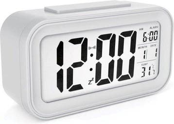 Digitale wekker - Alarmklok - Inclusief temperatuurmeter..., Witgoed en Apparatuur, Verzenden, Nieuw