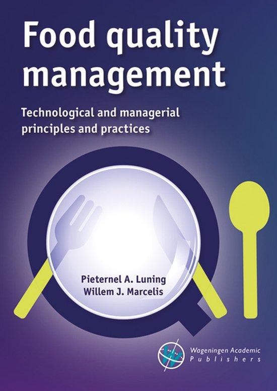 9789086863488 Food quality management Pieternel A. Luning, Boeken, Economie, Management en Marketing, Nieuw, Verzenden
