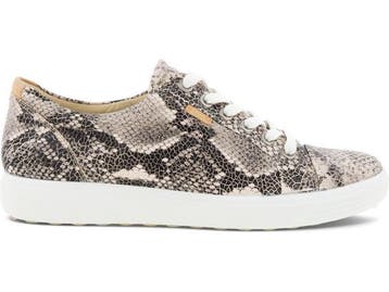 ECCO Soft 7 - Dames Sneakers - Leer - Groen - Maat 36, Verzenden, Nieuw