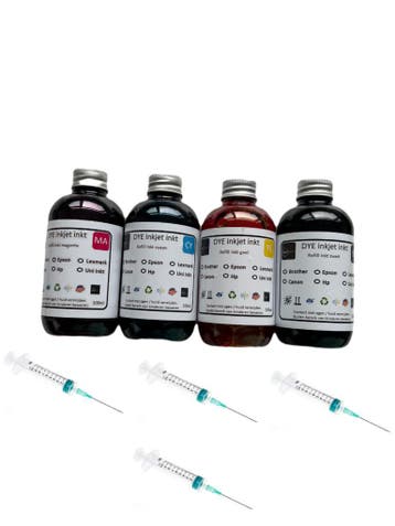 Geschikt set Epson 113- serie zwart + 3 kleuren 4X 100 ml, Nieuw, Cartridge, Inktmedia