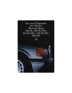 1985 MERCEDES BENZ S KLASSE BROCHURE DUITS, Boeken, Nieuw, Author