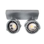 Zuiver Dice-2 Dtw Spot Grijs - Spotjes, Ophalen of Verzenden, Zo goed als nieuw, Metaal of Aluminium, Plafondspot of Wandspot